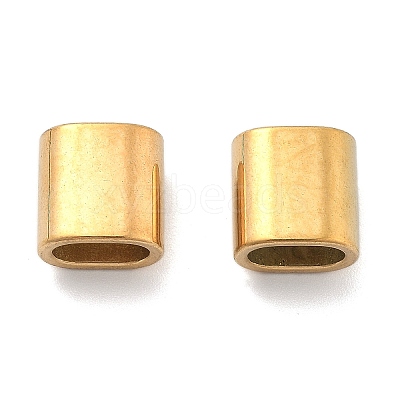 Ion Plating(IP) 304 Stainless Steel Slide Charms STAS-R138-02G-1