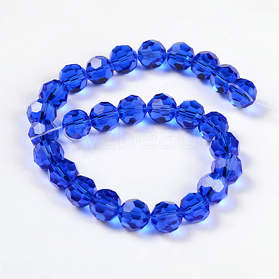 Imitation Austrian Crystal Bead Strands G-M181-10mm-13A-1