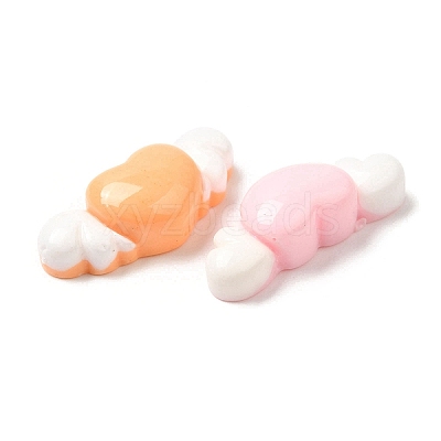 Cartoon Opaque Resin Cabochons RESI-C039-03C-1
