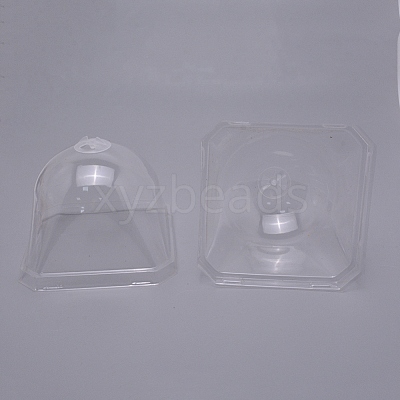 Plastic Plant Nursery Insulation Cover Bells Breathable Covers Frost Guard for Outdoor Succulent Flowers Warming AJEW-WH0120-34B-1