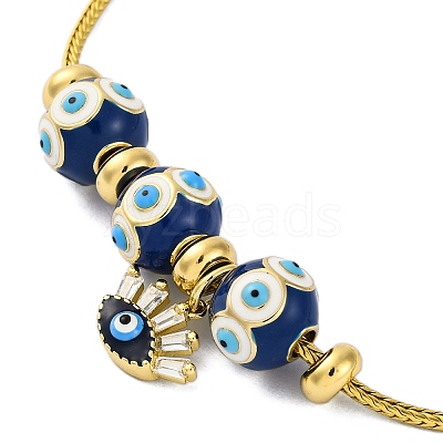 Brass European Bracelets BJEW-C080-01G-01-1