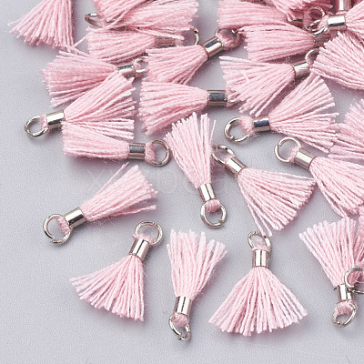 Polycotton(Polyester Cotton) Tassel Pendant Decorations FIND-S275-27P-1
