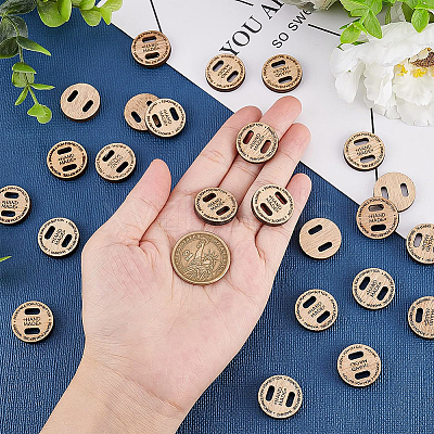 Undyed Wood Connectors Charms WOOD-BC0001-05-1