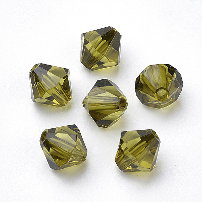 Transparent Acrylic Beads TACR-S146-4mm-25-1