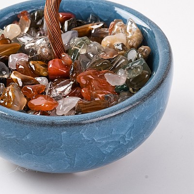 Natural Apatite Chips Tree Decorations DJEW-M012-02M-1