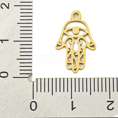 Ion Plating(IP) 201 Stainless Steel Pendants STAS-M015-23G-1