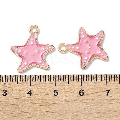 Alloy Enamel Pendants ENAM-O001-08E-G-1
