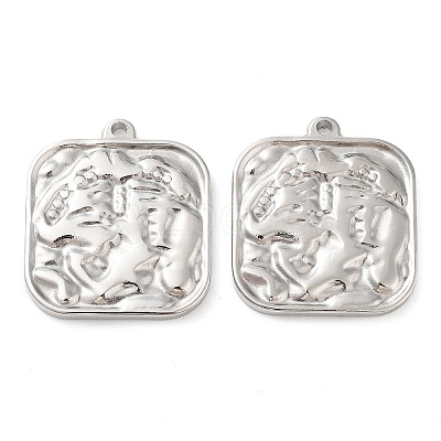 Non-Tarnish 304 Stainless Steel Pendants STAS-L022-360P-1