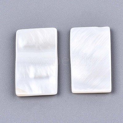 Natural Freshwater Shell Cabochons SHEL-S276-133-1