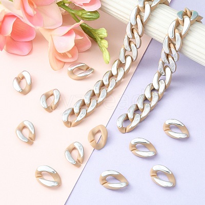 100Pcs Acrylic Linking Rings SACR-CJ0001-35S-1