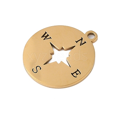 Ion Plating(IP) 304 Stainless Steel Pendants STAS-T044-236G-01-1