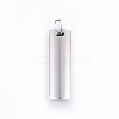Non-Tarnish 304 Stainless Steel Pendants LS-STAS-O103-25C-1