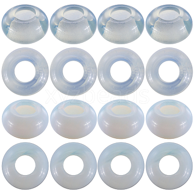 16Pcs Opalite European Beads G-SC0003-03A-1