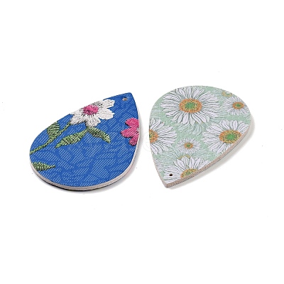 PU Leather Big Pendants FIND-T058-B-M-1