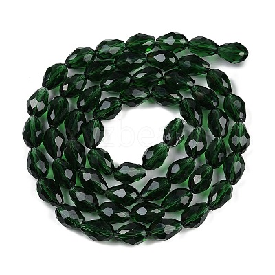 Transparent Glass Beads Strands EGLA-N013-T10mm-D15-1