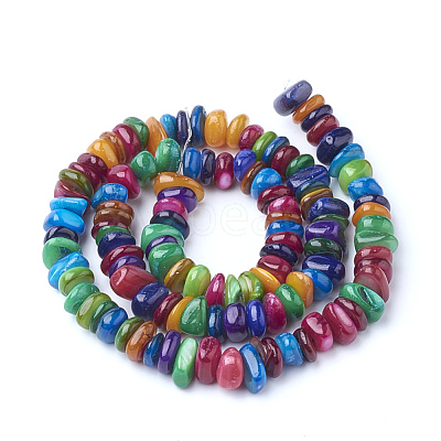 Natural Freshwater Shell Beads Strands SHEL-Q008-96-1
