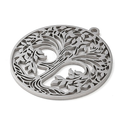 Non-Tarnish 304 Stainless Steel Pendants X-STAS-R116-08P-1