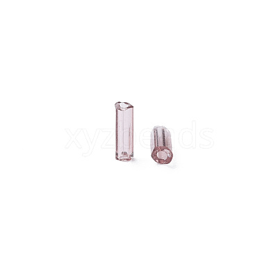 Transparent Glass Bugle Beads SEED-N005-001-C09-1