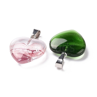Handmade Lampwork Pendants X1-LAMP-K036-001-1