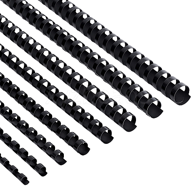 160Pcs 8 Styles Plastic Binding Combs FIND-PH0025-11-1