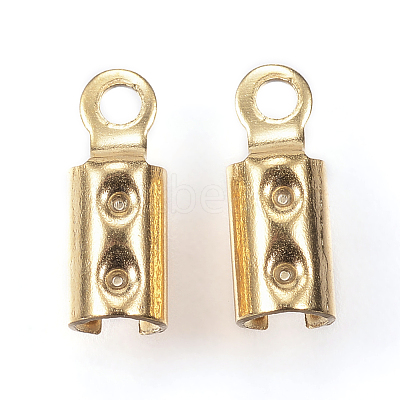 304 Stainless Steel Folding Crimp Ends STAS-P107-07-1