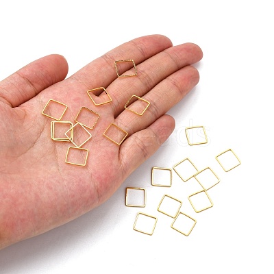 Square Brass Linking Rings X-EC03010mm-G-1