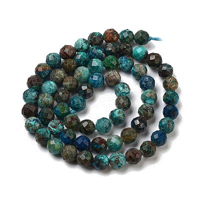 Natural Chrysocolla Beads Strands LS-G-G927-15C-1