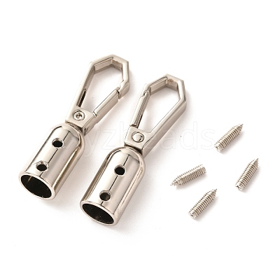 Zinc Alloy DIY Bags Clasps PALLOY-A068-05P-1