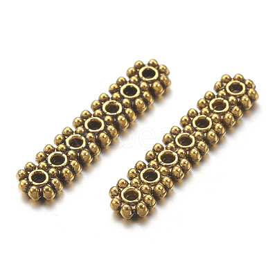 Tibetan Style Beads Spacers LS-TIBEB-S034-AG-LF-1