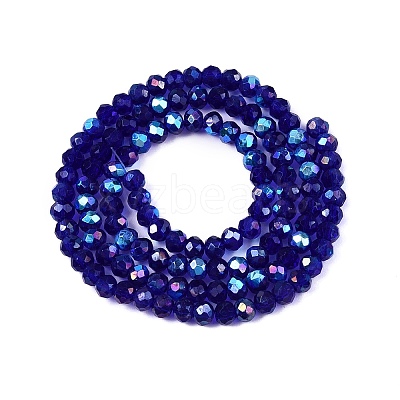 Electroplate Glass Beads Strands EGLA-A044-T3mm-L06-1