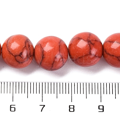 Synthetic Turquoise Beads Strands G-L605-G01-04D-1