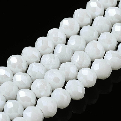 Electroplate Glass Beads Strands EGLA-A044-P3mm-A01-1