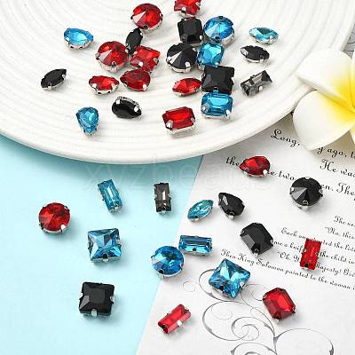 60Pcs 6 Styles Sew on Rhinestone RGLA-FS0001-22A-1