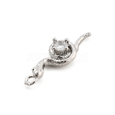 Brass Micro Pave Cubic Zirconia Pendants LS-KK-M321-01C-P-1