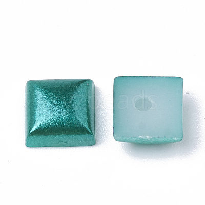 ABS Plastic Imitation Pearl Cabochons SACR-R748-6x6mm-Z55-1