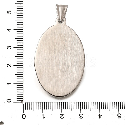 304 Stainless Steel Pendants STAS-A109-06P-1