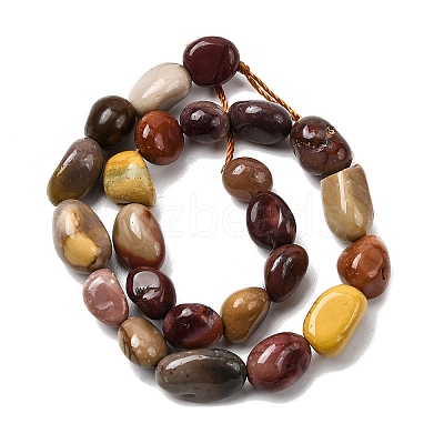 Natural Mookaite Beads Strands G-P601-A11-02-1