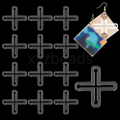 36Pcs Transparent Acrylic Multi-strand Links TACR-PH0001-98-1