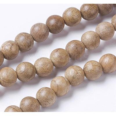 Natural Wood Beads Strands X-WOOD-J001-02-10mm-1