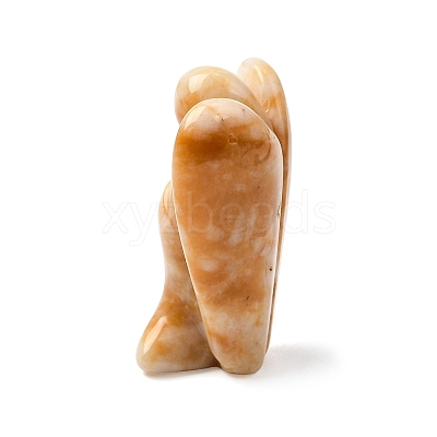 Natural Topaz Jade Angel Figurine DJEW-N006-01A-08-1