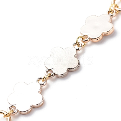 Flower Plastic Enamel Link Purse Short Chain FIND-JF00100-02-1