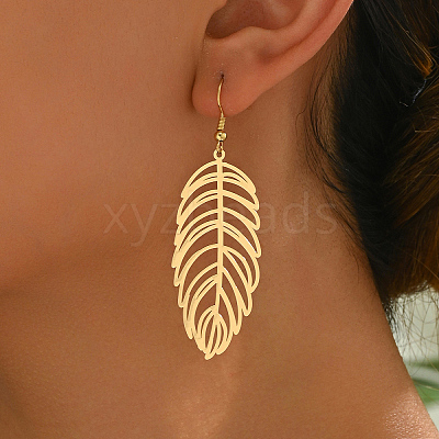 Elegant Iron Dangle Earrings CU1460-1-1