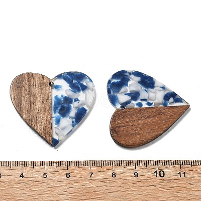 Resin and Walnut Pendants FIND-R051-09C-1