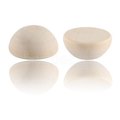 Unfinished Natural Wood Cabochons WOOD-SP0001-55B-1