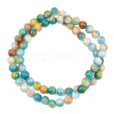 Jade Beads Strands G-D264-6mm-XH14-1