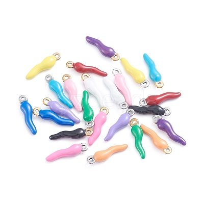 304 Stainless Steel Pendants STAS-I148-02-M-1