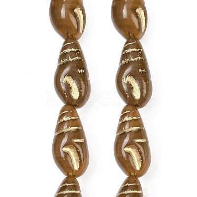 Czech Pressed Glass Beads GLAA-I061-49A-1