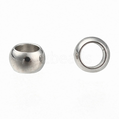 Tarnish Resistant 304 Stainless Steel Spacer Beads STAS-R065-31-1