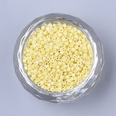 Baking Paint Cylinder Seed Beads SEED-Q036-02A-D17-1