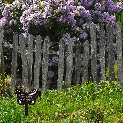 Acrylic Garden Stake AJEW-WH0364-012-1